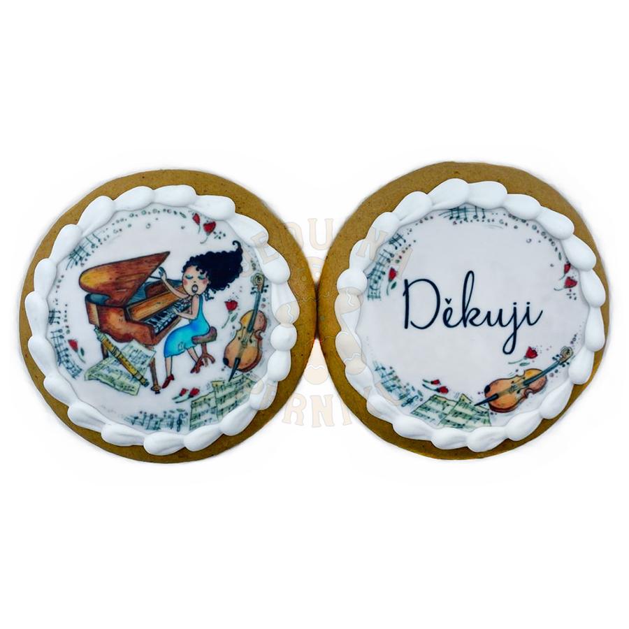 Dárkové perníčky pro učitelku hudební výchovy - 2 ks
