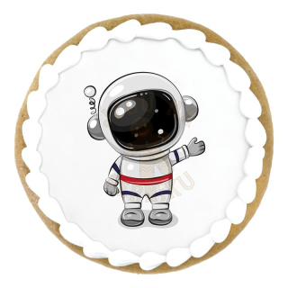 Perníček Kosmonaut - kulatý 8 cm