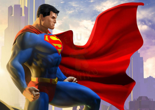Fondánový list obdélník - Superman