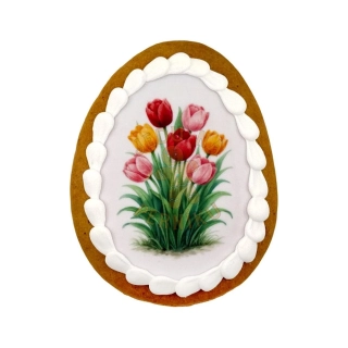 Perníček vajíčko - Tulipány