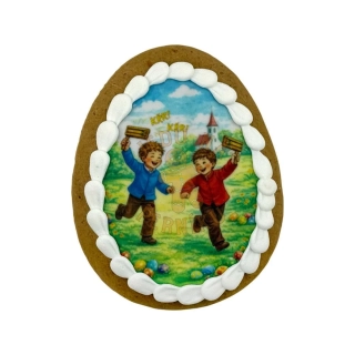 Perníček vajíčko - Chlapci se řehtačkami